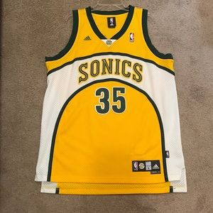 Kevin Durant NBA SuperSonics Adidas Game Jersey